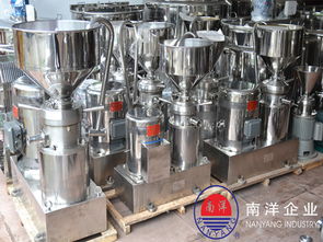 探秘广州120型卫生级分体胶体磨 南洋食品机械的品质之选